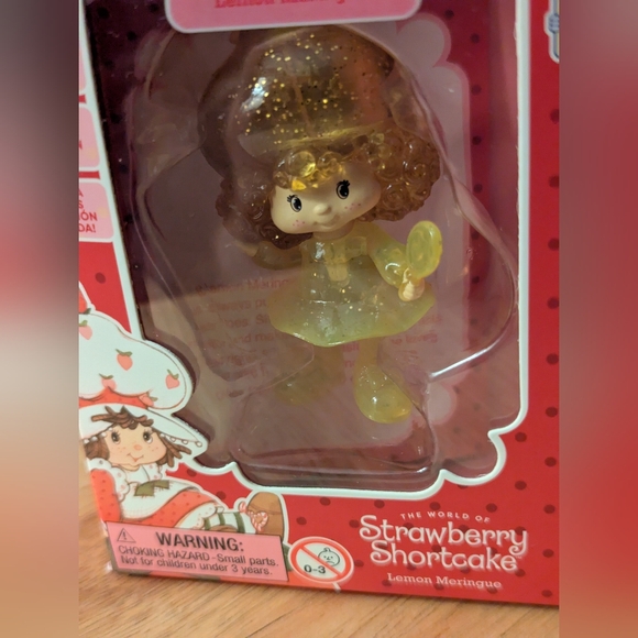 Strawberry Shortcake Cheebee Doll Lemon Meringue Glitter RARE Chase - Picture 3 of 5